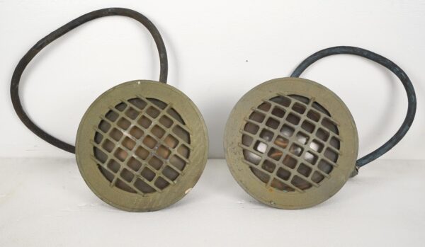 Nautical Lighting - Pair of Freshwater Bronze & Glass Ship Lights