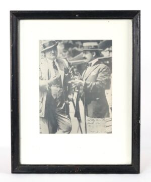 Photographs - 1920s Black & White Framed Gentlemen Signed Photograph