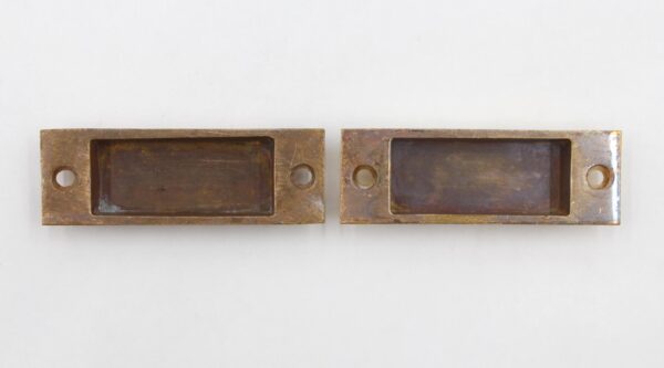 Window Hardware - Pair of Vintage 2.875 in. Brass Window Sash Lifts