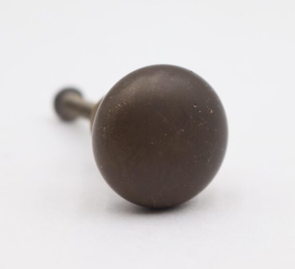 Cabinet & Furniture Knobs - Vintage 0.875 in. Brass Round Drawer Cabinet Knob