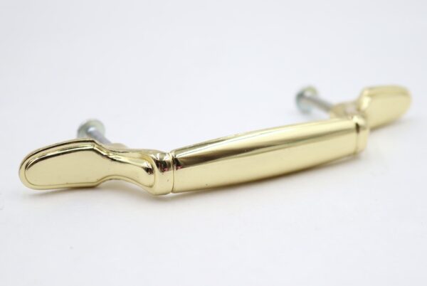 Cabinet & Furniture Pulls - Polished Brass 5.25 in. Traditional Bridge Drawer Cabinet Pull