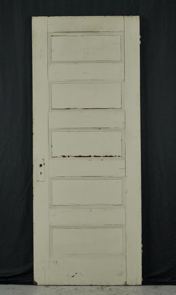 Standard Doors - Vintage Five Horizontal Panels Wood Passage Door 79.25 x 31.75 in.