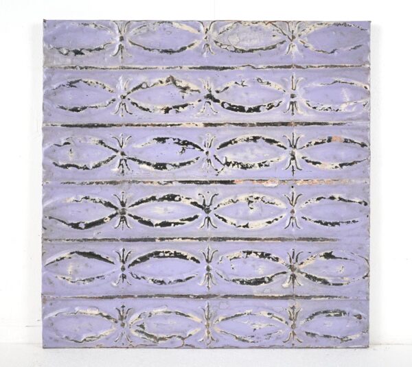 Tin Panels - Handcrafted Purple Fish Antique Tin Wall Panel