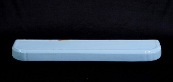 Bathroom - European Vintage Blue Ceramic Bathroom Shelf with Lip