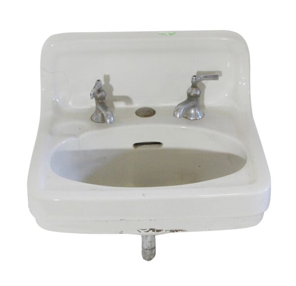 Bathroom - Vintage White 18.5 in. Porcelain Sink