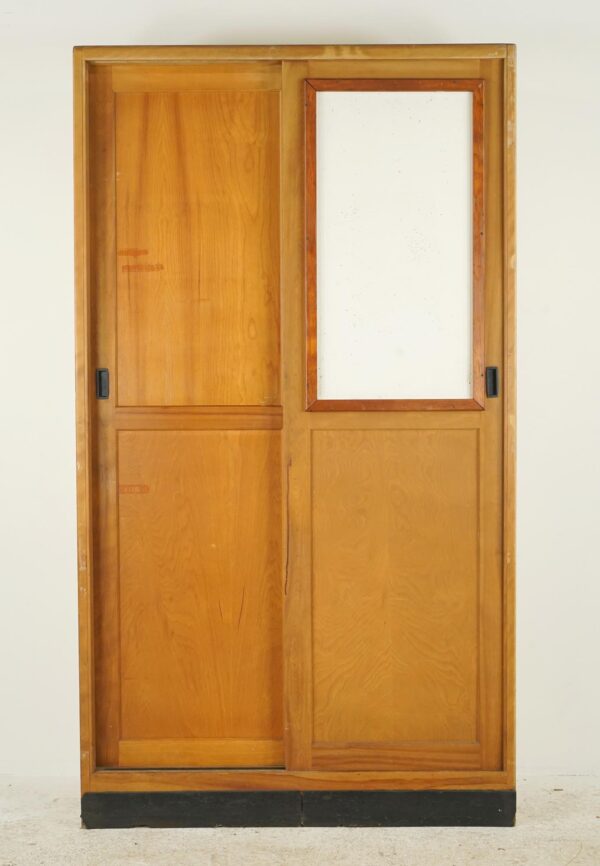 Built-in Cabinets & Bookcases - Hamilton Wooden Built-in Sliding Door Storage Cabinet