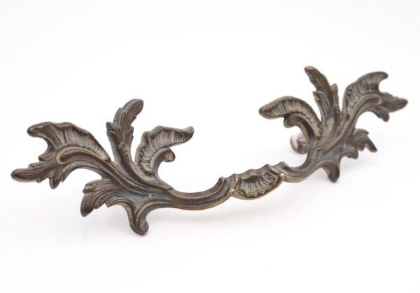 Cabinet & Furniture Pulls - Vintage 10.75 in. French Provincial Brass Drawer Pull