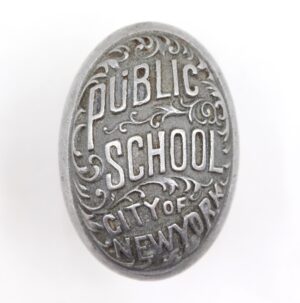 Door Knobs - 1900s Aluminum Public School New York Door Knob