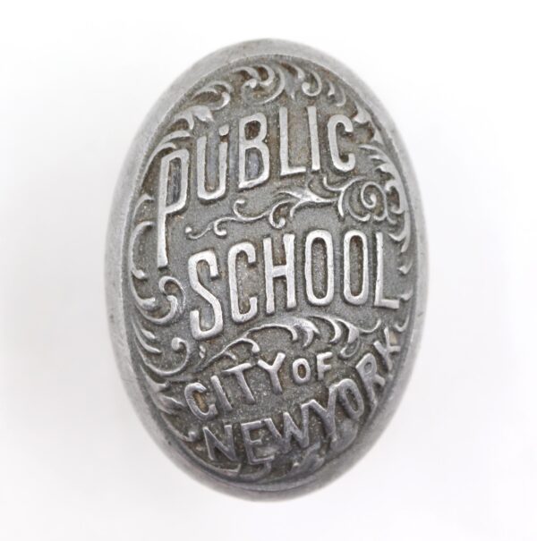 Door Knobs - 1900s Aluminum Public School New York Door Knob