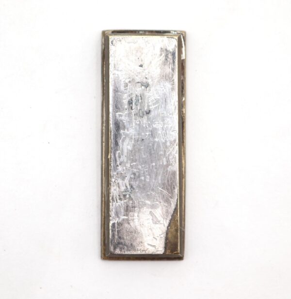 Keyhole Covers - Classic Vintage Nickeled Brass 2.125 in. Draft Keyhole Cover