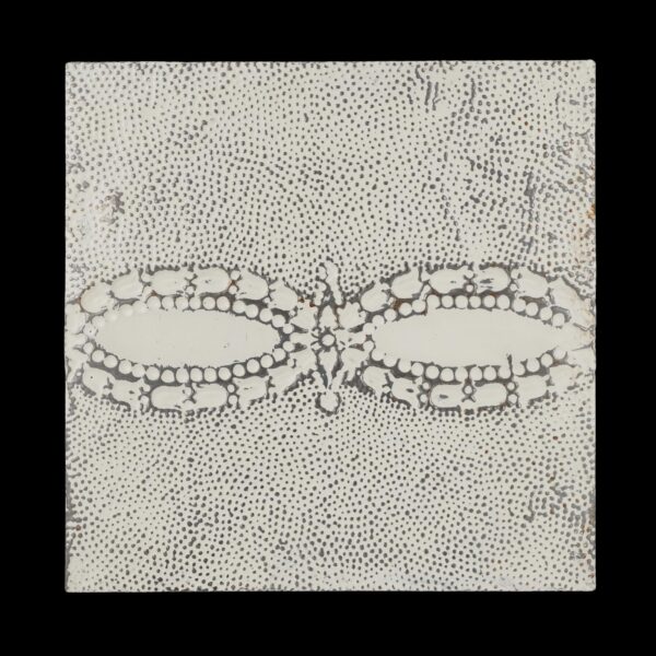Tin Panels - Handcrafted Cream Two Fold Textured Antique Tin Wall Panel