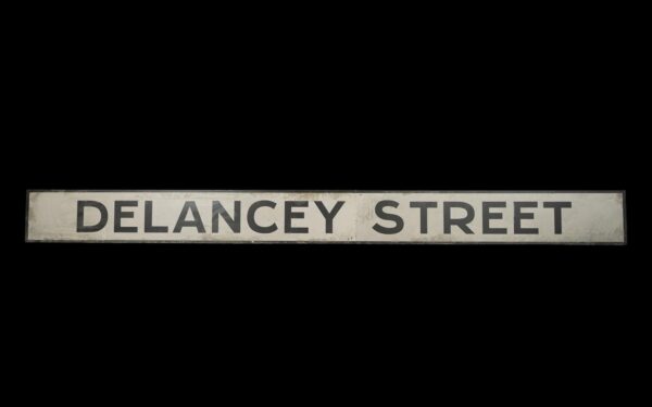 Vintage Signs - Reclaimed Foam Board Delancey Street Movie Prop Sign