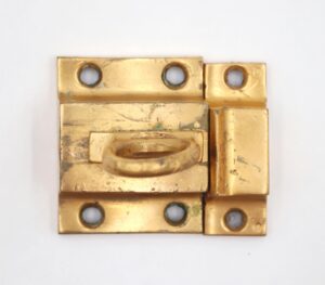 Window Hardware - Vintage Polished Brass Transom Window Lock