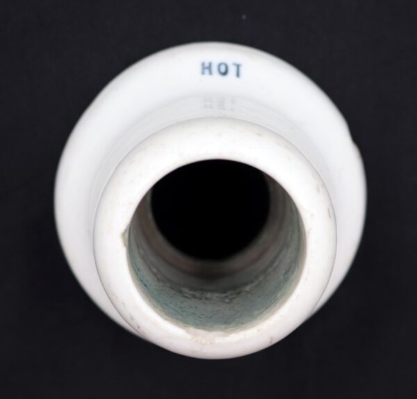 Bathroom - Vintage White Ceramic Hot Faucet Cover Bathroom - Vintage White Ceramic Hot Faucet Cover