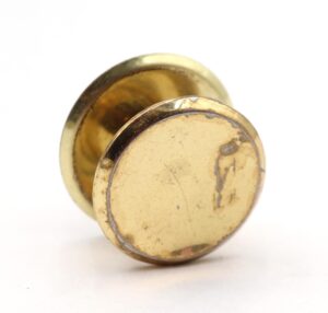 Cabinet & Furniture Knobs - Modern 1.5 in. Polished Brass Cabinet Drawer Knob