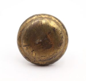 Cabinet & Furniture Knobs - Vintage 1.25 in. Round Brass Drawer Cabinet Knob Cabinet & Furniture Knobs - Vintage 1.25 in. Round Brass Drawer Cabinet Knob