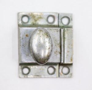 Cabinet & Furniture Latches - Vintage 1.625 in. Nickel Brass Cabinet Latch