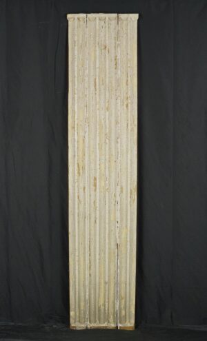 Columns & Pilasters - Reclaimed Wooden White Fluted Pilaster Columns & Pilasters - Reclaimed Wooden White Fluted Pilaster
