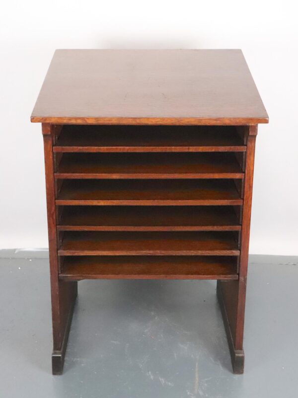Commercial Furniture - Antique Yawman & Erbe Mfg. Co. Oak Receptionist Desk