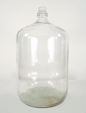 Decorative Furnishings - Vintage Five Gallon Clear Glass Carboy Bottle Jug