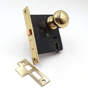 Door Knob Sets - Reclaimed Classic Polished Brass Privacy Door Knob Set Door Knob Sets - Reclaimed Classic Polished Brass Privacy Door Knob Set