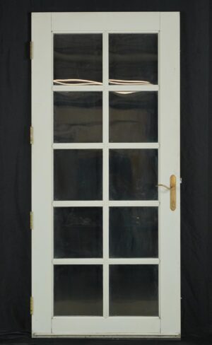 French Doors - Vintage Ten Lite White Wood French Door 79.125 x 35.125 in. French Doors - Vintage Ten Lite White Wood French Door 79.125 x 35.125 in.