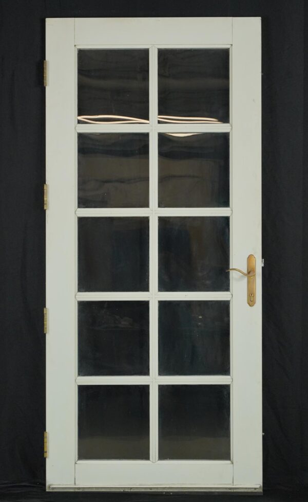 French Doors - Vintage Ten Lite White Wood French Door 79.125 x 35.125 in. French Doors - Vintage Ten Lite White Wood French Door 79.125 x 35.125 in.