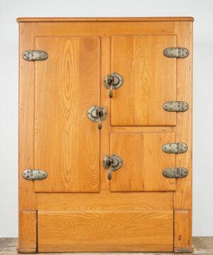 Kitchen - Antique Wooden Three Door Kitchen Ice Box Kitchen - Antique Wooden Three Door Kitchen Ice Box