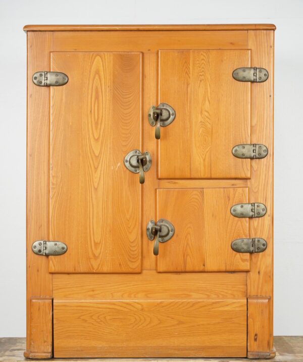 Kitchen - Antique Wooden Three Door Kitchen Ice Box Kitchen - Antique Wooden Three Door Kitchen Ice Box