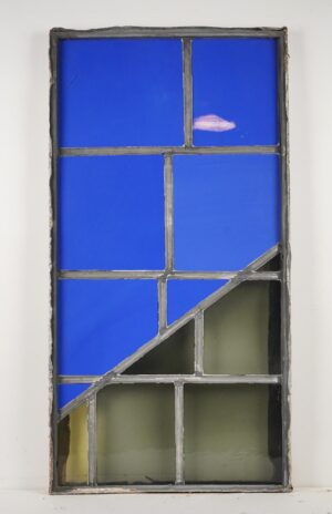 Other Glass - Gray & Blue Robert Sowers JFK Airport Stained Glass Window