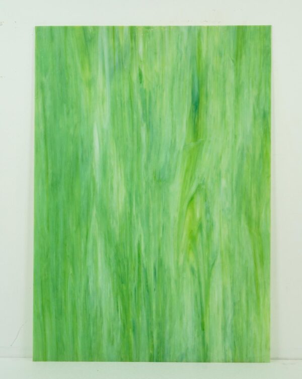 Other Glass - Vintage Green Stained Glass Sheet - 6.2 square ft.