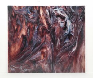 Other Glass - Vintage Marbled Brown Stained Glass Sheet - 7.4 square ft.