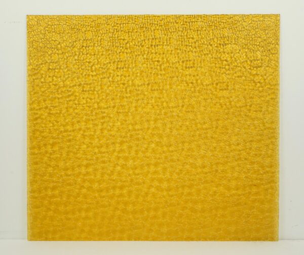 Other Glass - Vintage Yellow Textured Stained Glass Sheet - 7.5 square ft.