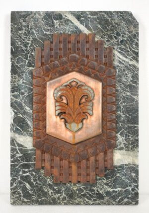 Plaques & Plates - 1920s Philadelphia Civic Center Art Deco Marble Plaque