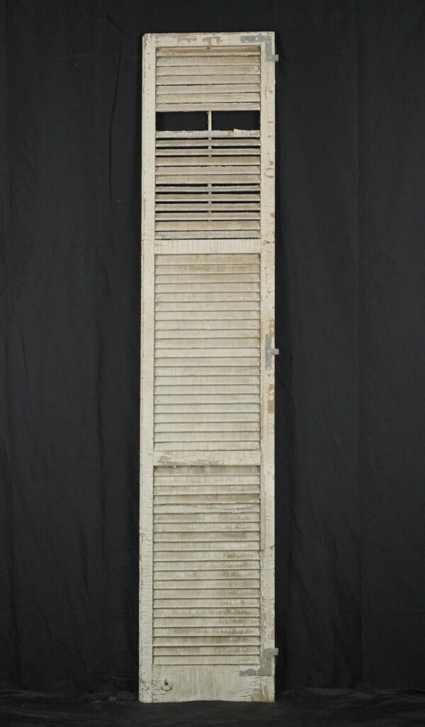 Shutters - Reclaimed Wooden Louvered Window Shutter Shutters - Reclaimed Wooden Louvered Window Shutter