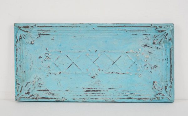 Tin Panels - Handcrafted Powder Blue Ornate Antique Tin Ceiling Wall Panel