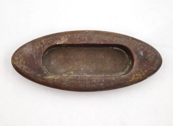 Window Hardware - Vintage Oval 3.625 in. Brass Window Sash Lift