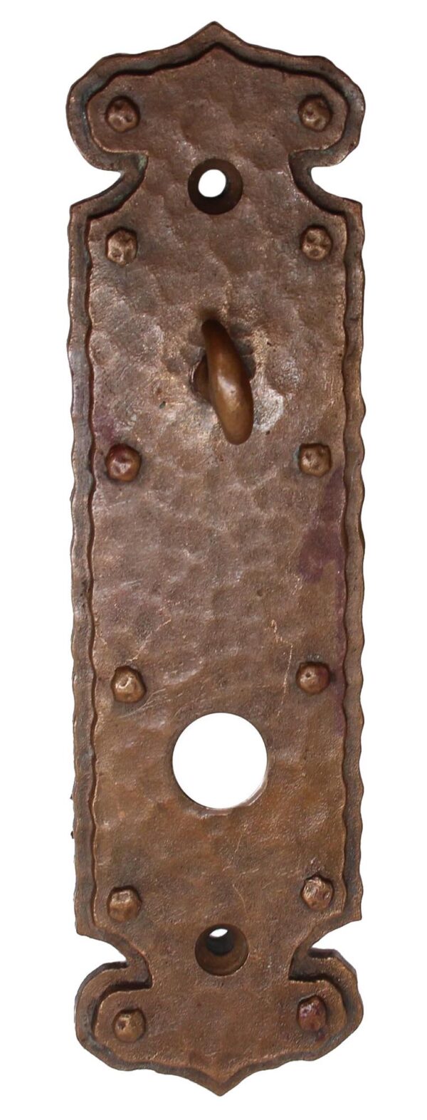 Back Plates - Chantrell Bronze Arts & Crafts 10 in. Back Plate with Latch