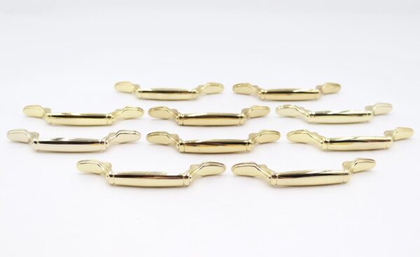 Cabinet & Furniture Pulls - Set of Polished Brass 5.25 in. Traditional Drawer Cabinet Pulls