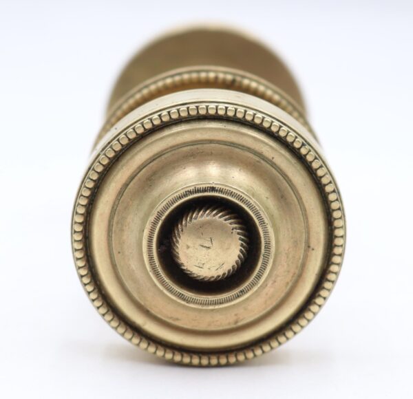 Door Knob Sets - Traditional Cast Brass Concentric Beaded Door Knob Set