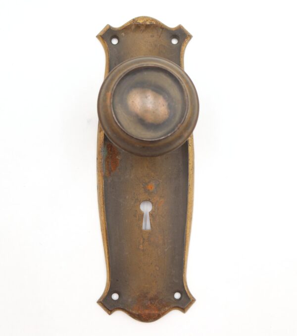 Door Knob Sets - Vintage Classic Brass Plated Steel Dummy Door Knob Set