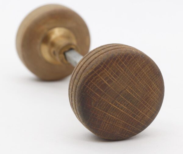 Door Knobs - Flat Top Wooden Door Knobs