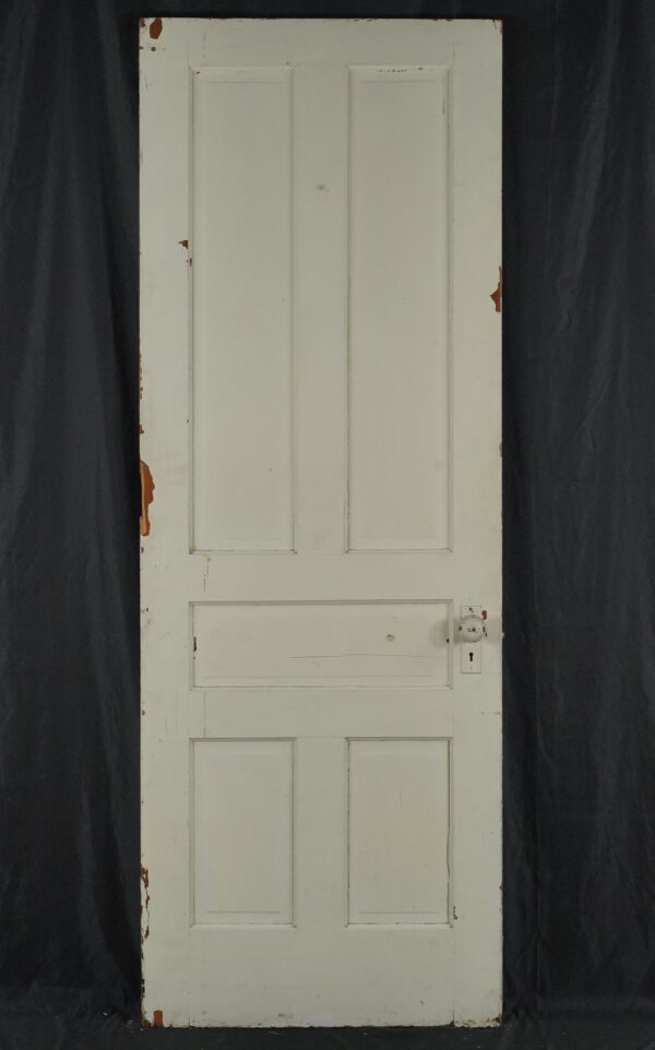 Standard Doors - Antique Five Panel White Wood Passage Door 83 x 29.875 in.