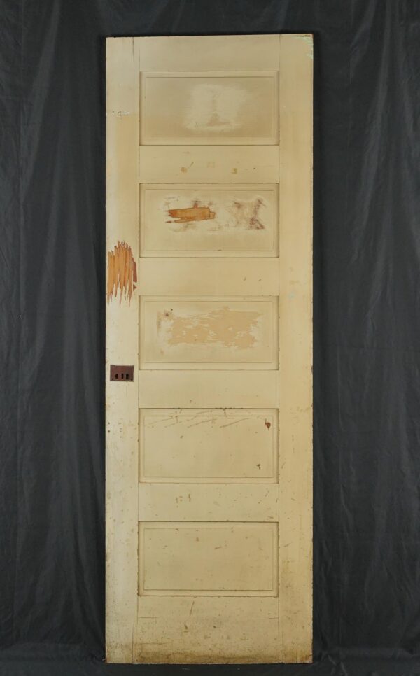 Standard Doors - Antique Five Panel Wood Passage Door 89.75 x 29.75 in.
