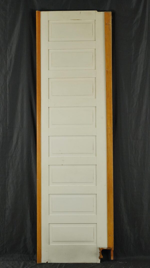 Standard Doors - Vintage Eight Panel White Wood Swing Door 93.25 x 28.125 in.
