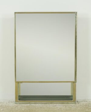 Bathroom - Waldorf Astoria Mirrored Nickel Bathroom Medicine Cabinet