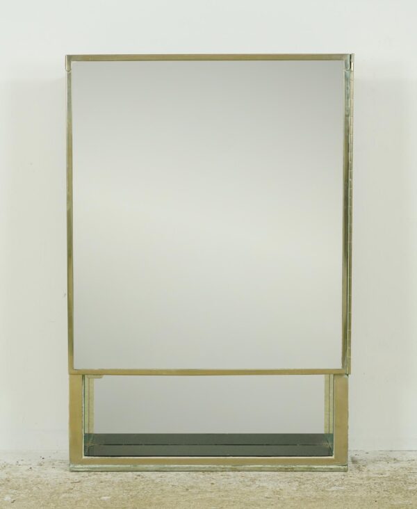 Bathroom - Waldorf Astoria Mirrored Nickel Bathroom Medicine Cabinet