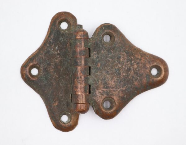 Cabinet & Furniture Hinges - Antique Butterfly Copper Bronze Offset Ice Box Hinge