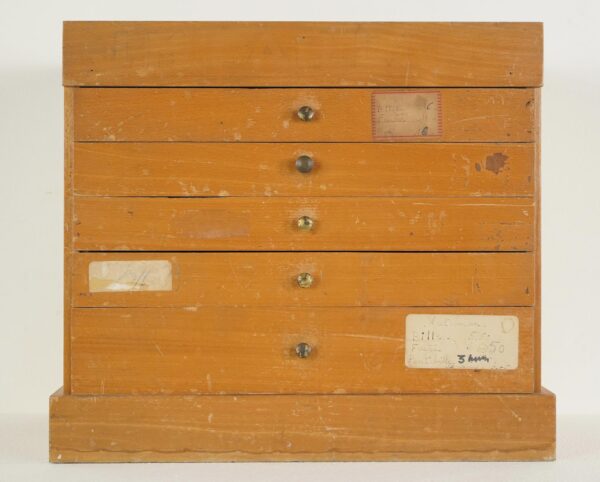 Cabinets - Vintage French J.M. Paillard Wood Art Supply Display Cabinet