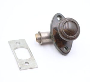 Door Locks - Vintage Brown Privacy Door Deadbolt Latch